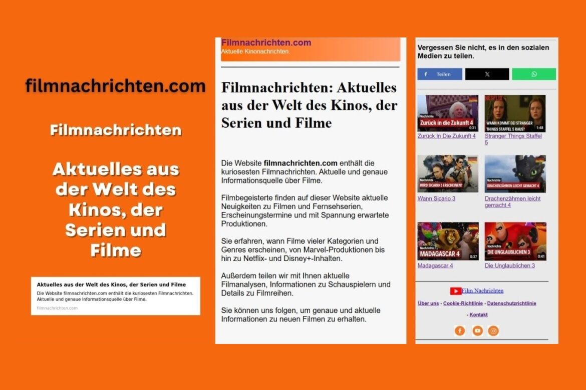 Filmnachrichten Aktuelles aus der Welt des Kinos, der Serien und Filme