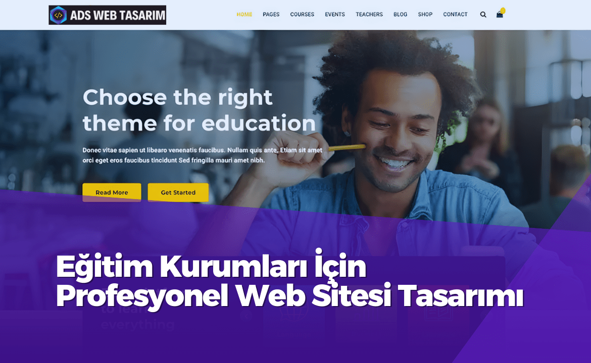 Eğitim kurumu web tasarımı