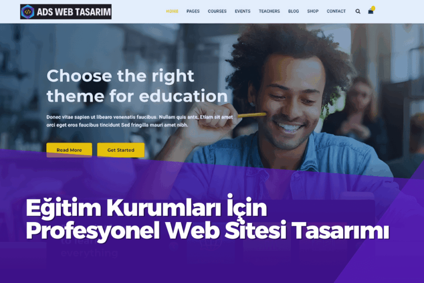 Eğitim kurumu web tasarımı