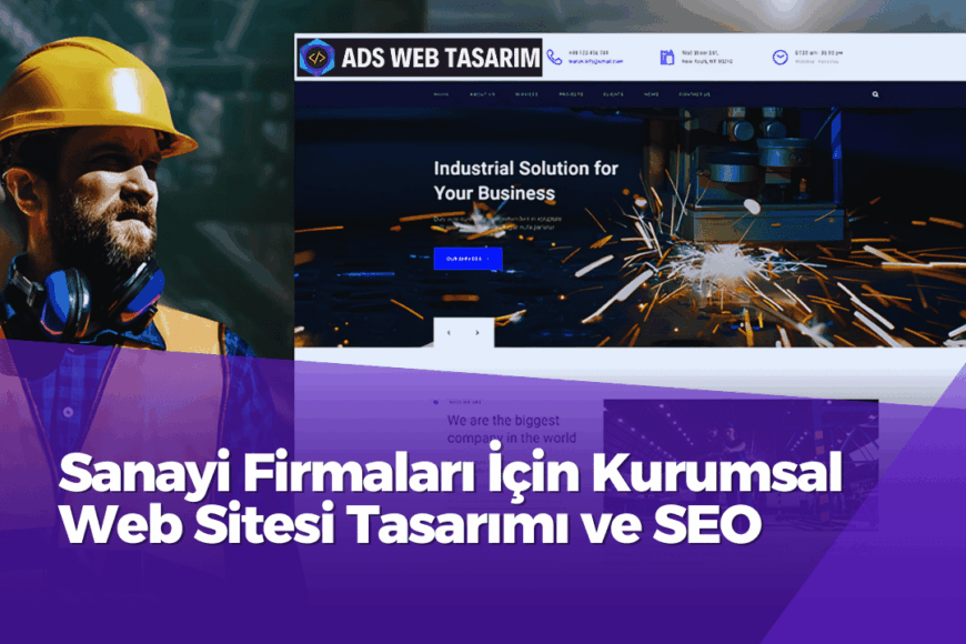 Sanayi Web Tasarım ve Sanayi Web Sitesi