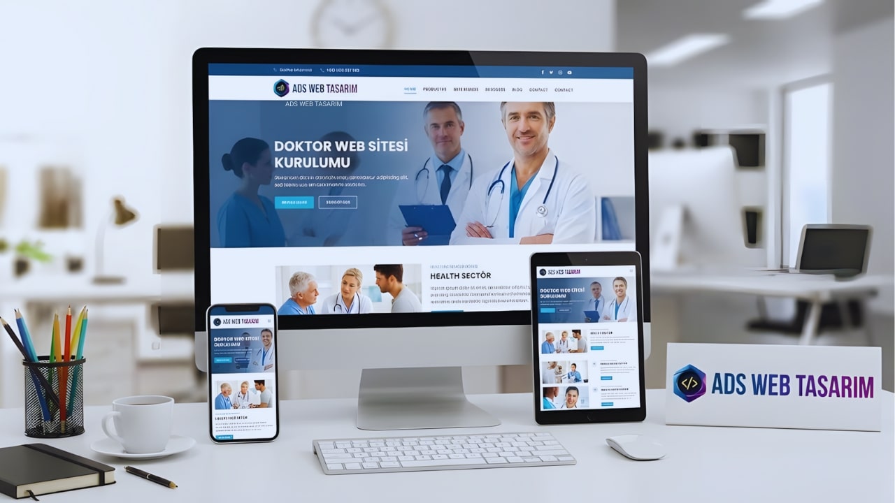Mobil uyumlu doktor web sitesi tasarımı